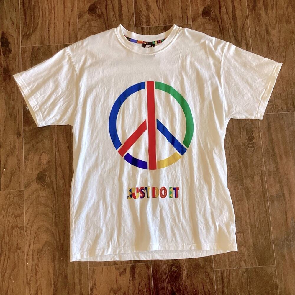 Nike Gel Playground Just Do It Shirt Retro Colorful Logo Tee